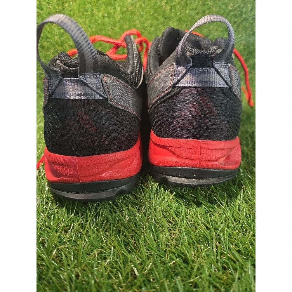 ADIDAS Kanadia TR Black Grey Red Trail Running Shoes men’s Size 11